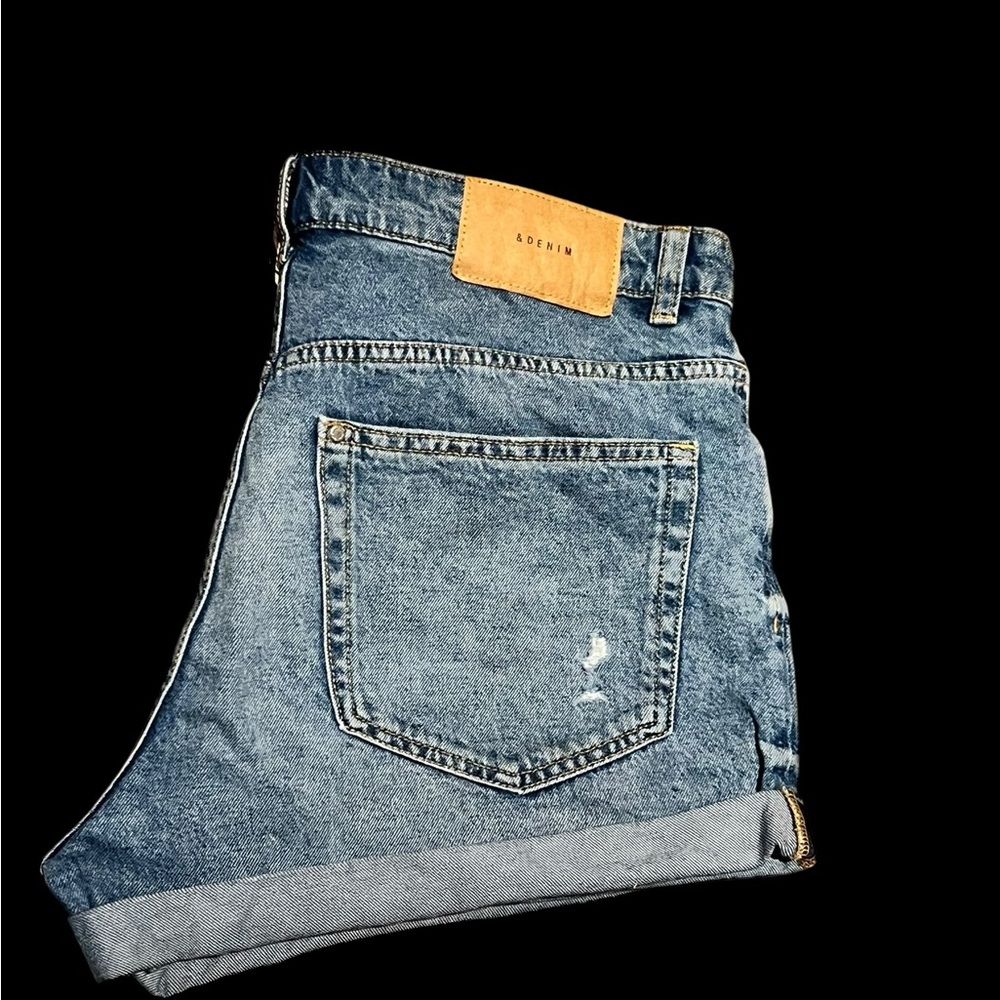 & Denim Blue Denim women’s  Shorts